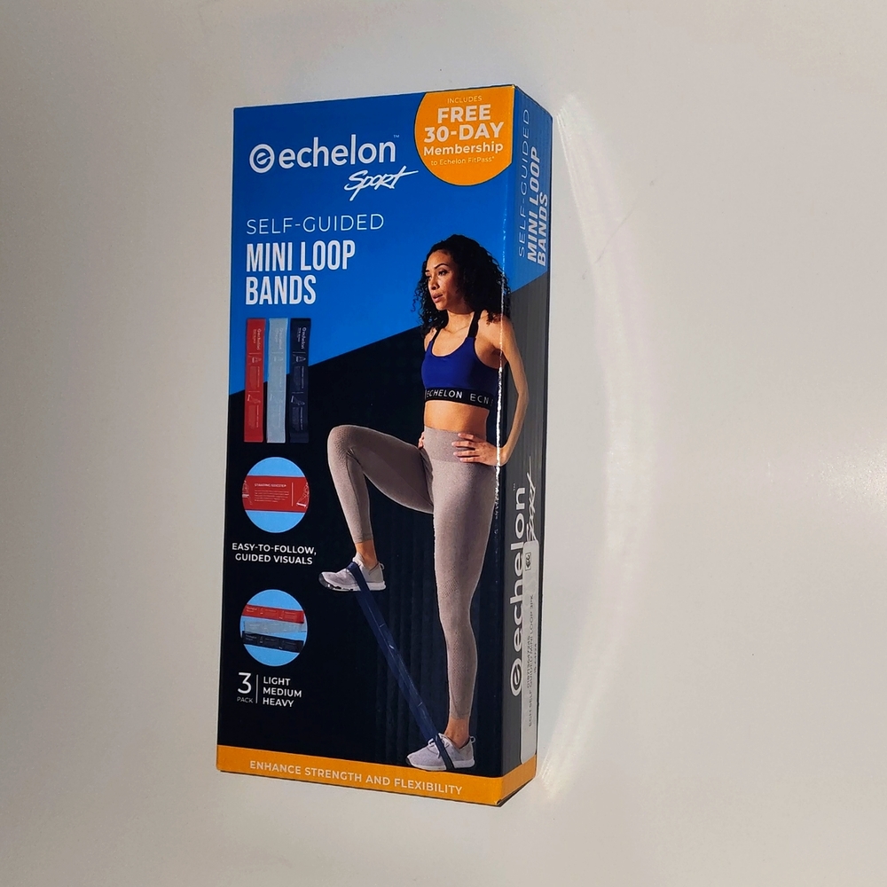 Echelon Sport Self-Guided Mini Loop Bands (3 Pack)